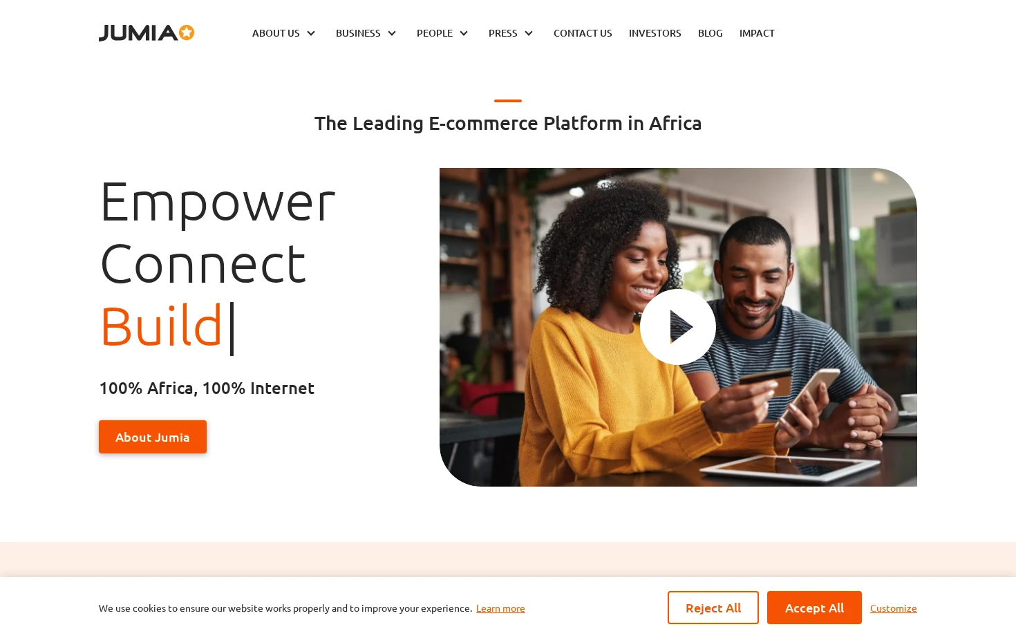 Jumia Group 页面快照